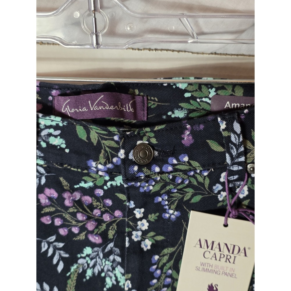 gloria vanderbilt amanda Crop Jeans. Size 12 NWT 17" Waist, 12" Rise, 20"... - Picture 3 of 8